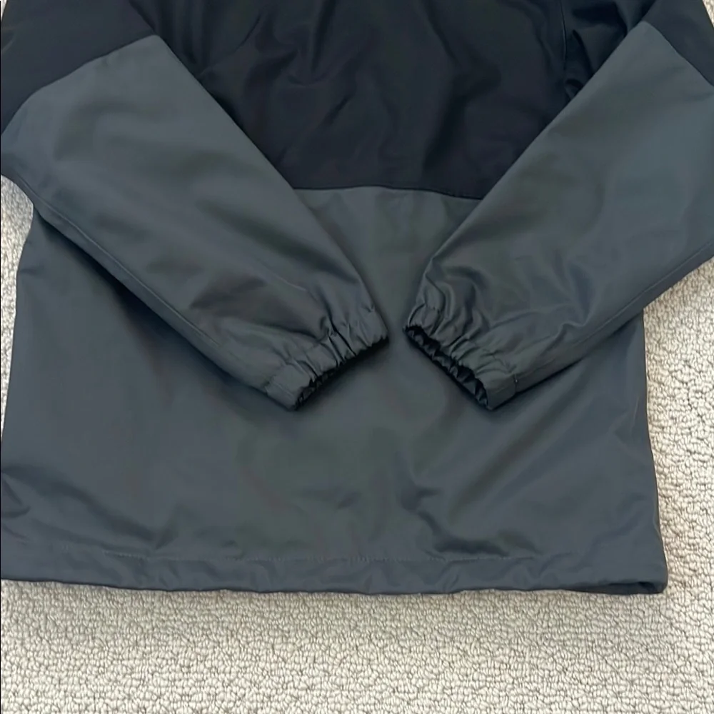 The North Face Black and Dark Gray Hooded Jacket